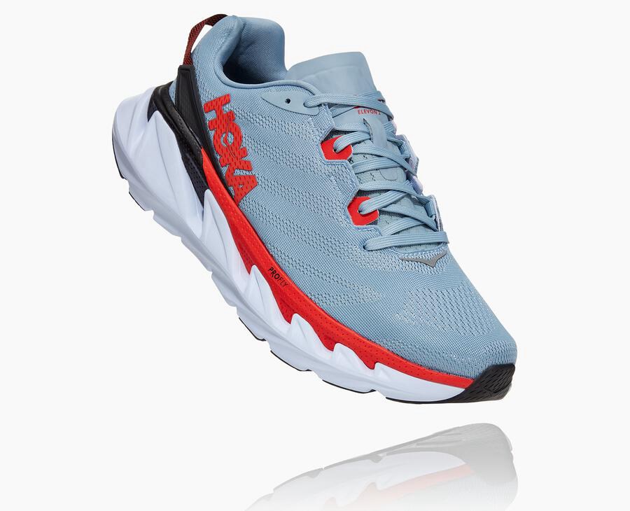 Hoka One One Hardloopschoenen Heren - Elevon 2 - Blauw/Wit - LC1279350